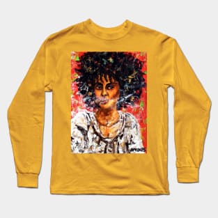 Smoking lady 186 Long Sleeve T-Shirt